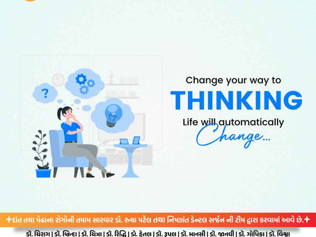 🦷✨ Change your way to THINKING… Life will automatically Change!