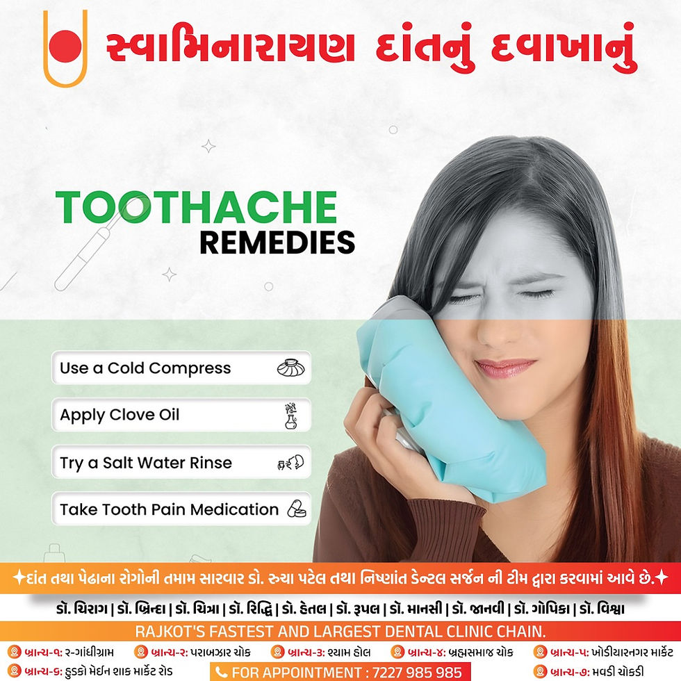 🦷 Suffering from Toothache? We’ve Got You Covered! 😣✨