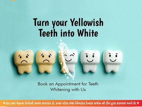 ✨ Say goodbye to yellowish teeth and hello to a brighter, whiter smile! 😁
