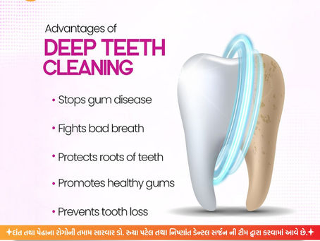 🦷 Say Yes to Deep Teeth Cleaning! 🪥Keeping your gums and teeth healthy starts with a good deep cleaning.