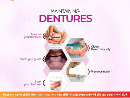 🦷 Proper Denture Care = Healthy Smile for Life! 🪥