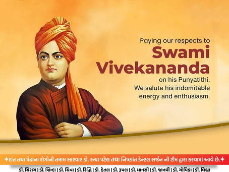 🕉️🙏 Paying our heartfelt respects to Swami Vivekananda on his Punyatithi. 🙏
