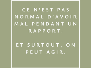 Douleurs pendant les rapports : non, ce n’est pas normal !