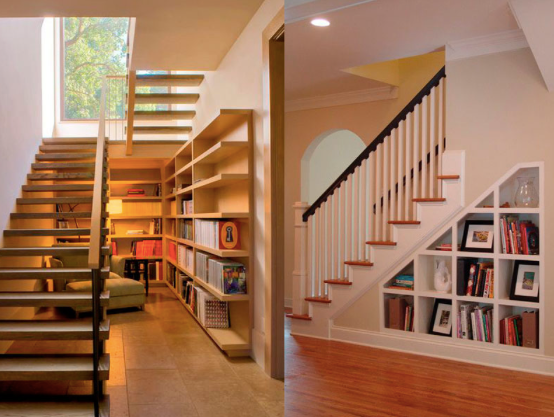 Aprovecha el espacio debajo de las escaleras de tu casa