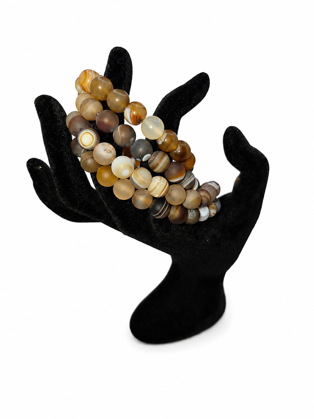 Brown Agate Stretch Bracelet