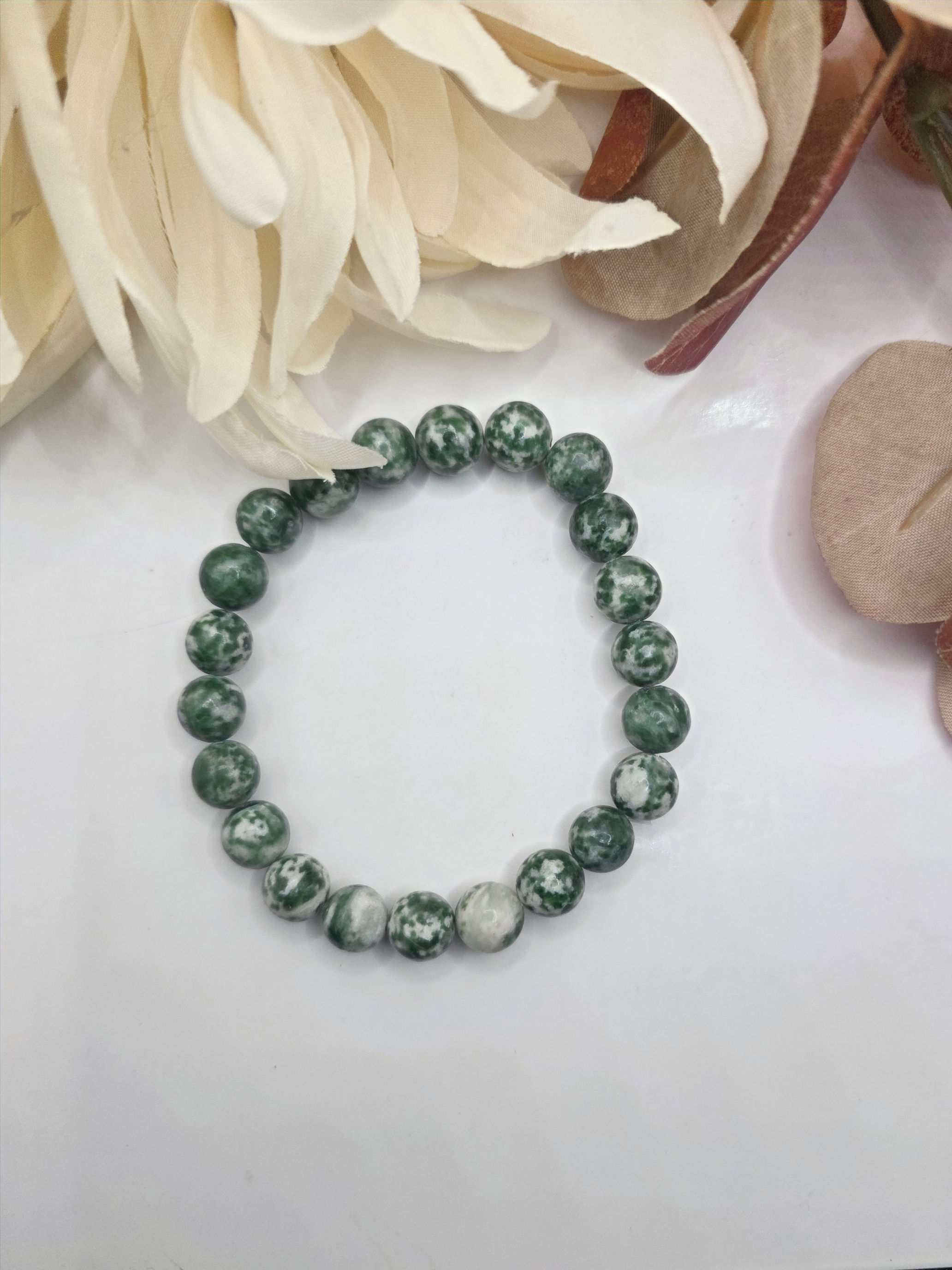 Tree Agate Stretch Bracelet
