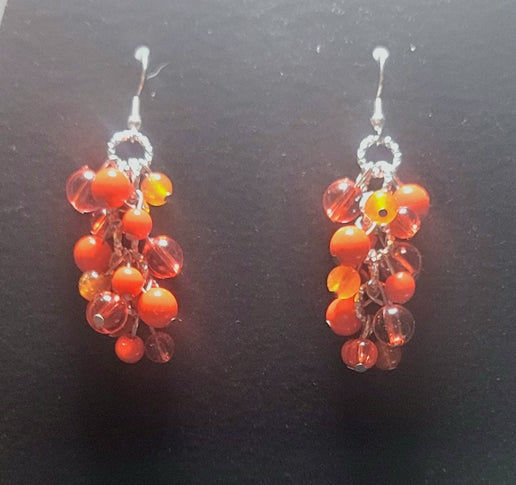 Carnelian Drops Earrings