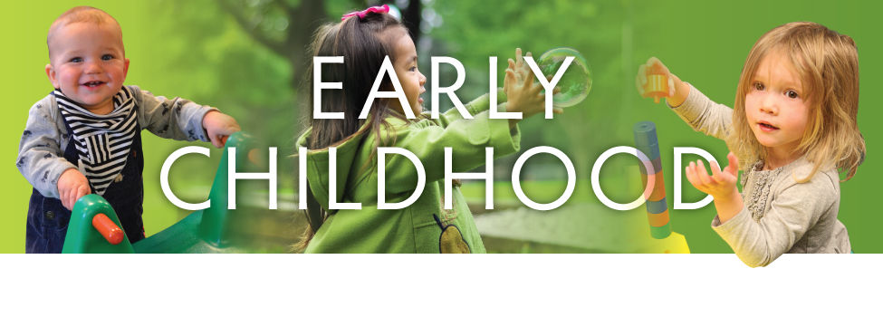 Children playing and learning