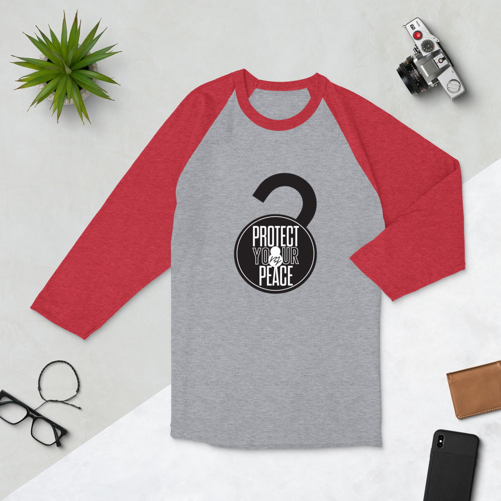 3/4 sleeve raglan shirt