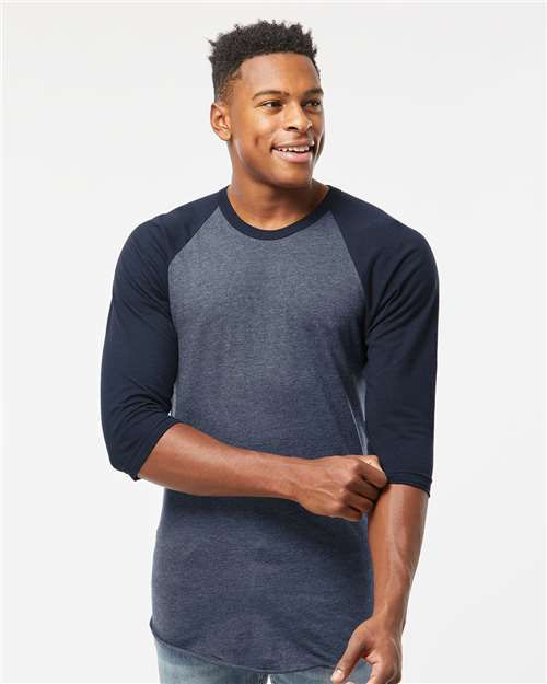 Thumbnail: Tultex - Unisex Fine Jersey Raglan T-Shirt - 245