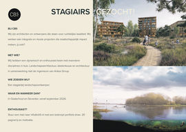 Vacature stagair(e) landschap - CB5