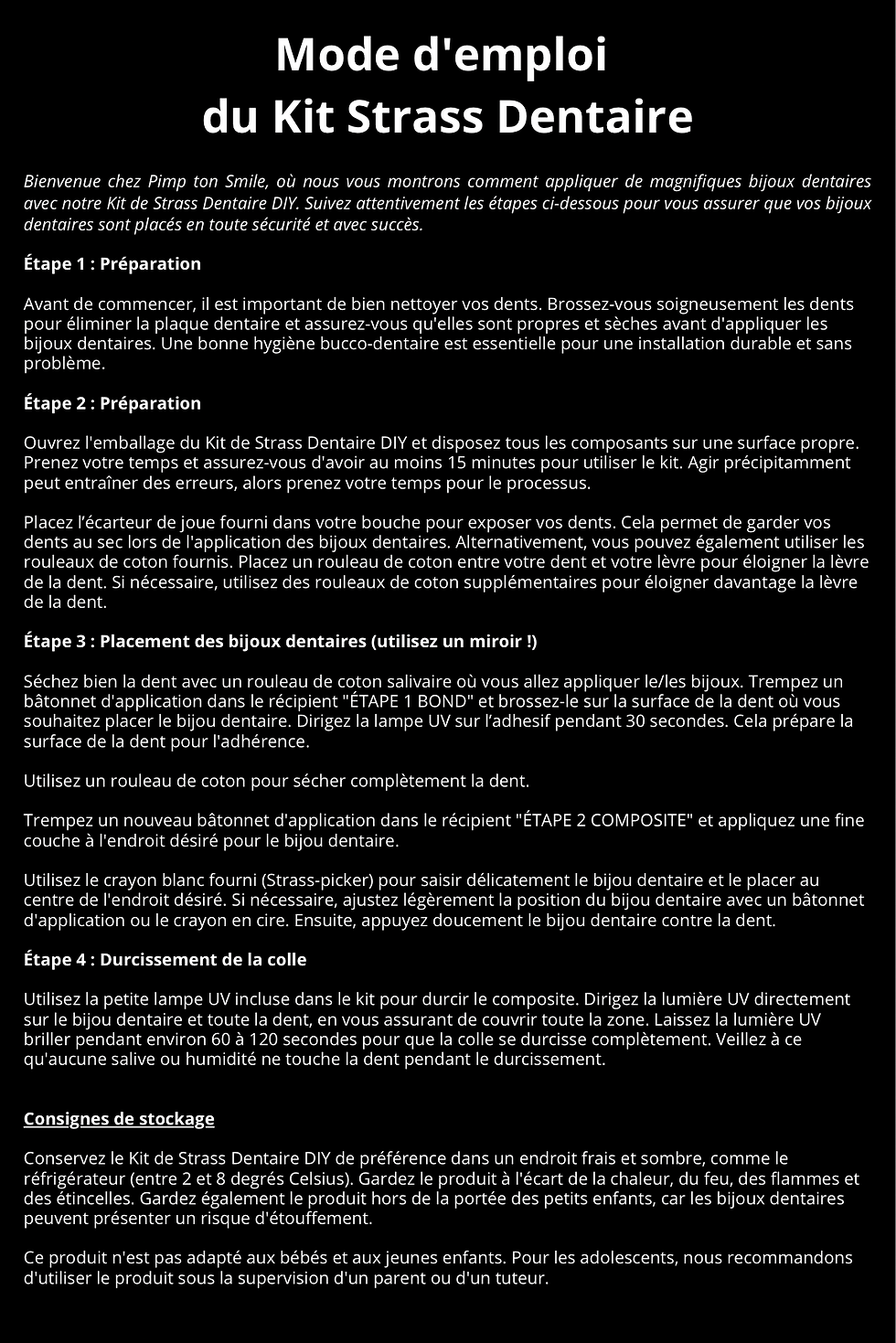 Miniature : Pack x6 DIY Toothgems Kit EN/FR