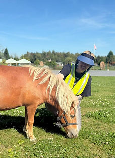 Michelle with horse shelly