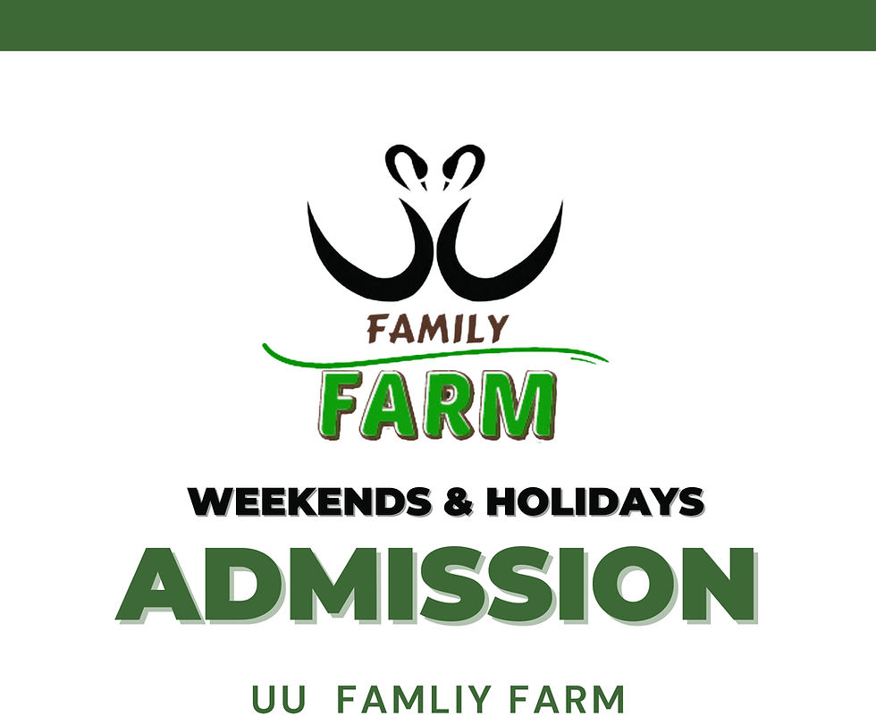 UU Family Farm Weekends & Holidays Admission