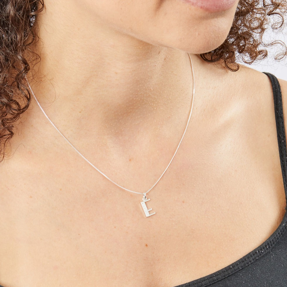 Thumbnail: A-Z Initial with Cubic Zirconia