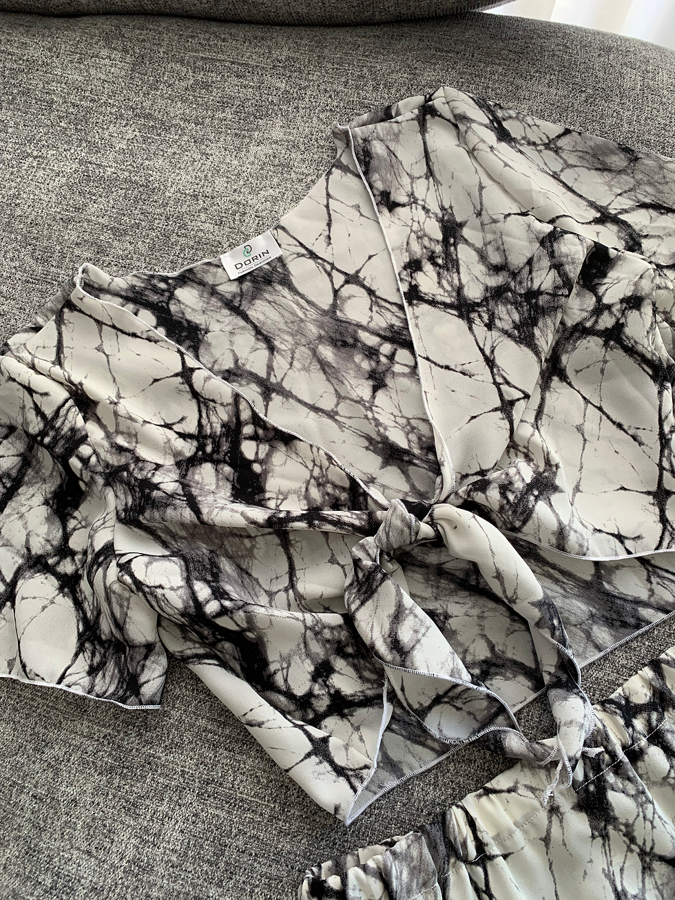 תמונה ממוזערת: חליפת חוף הדפס שיש