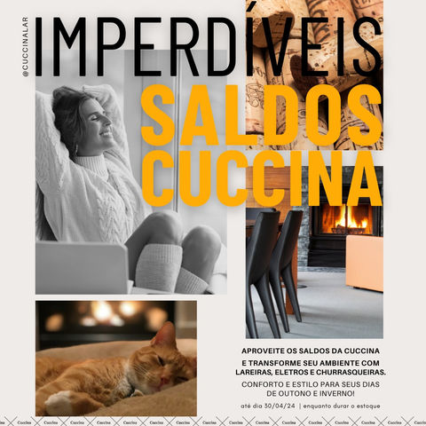 Saldos Imperdíveis Cuccina