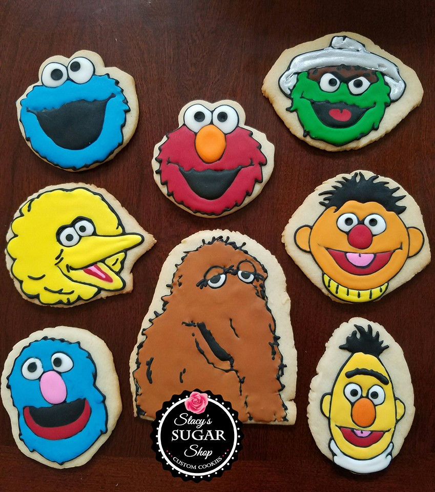 Sesame Street Characher Sugar Cookie