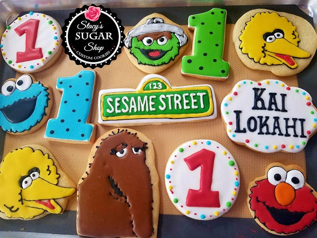 Seasame Street Sugar Cookies