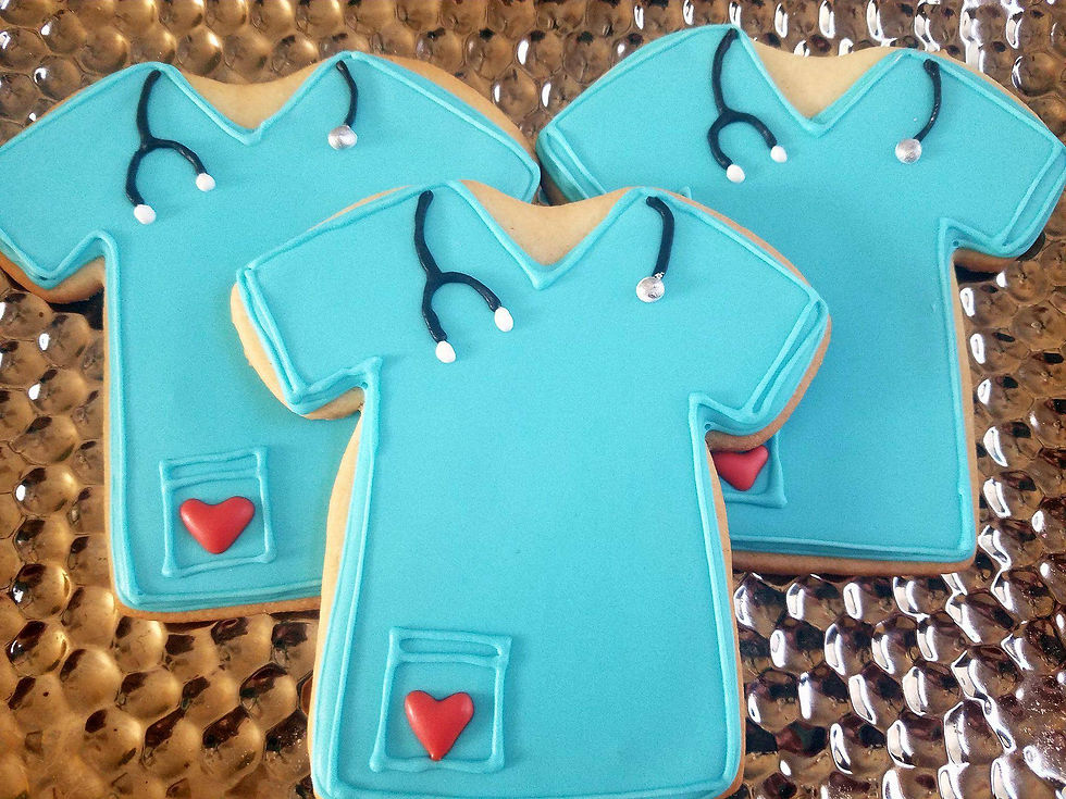 Nurse Theme Sugar Cookies