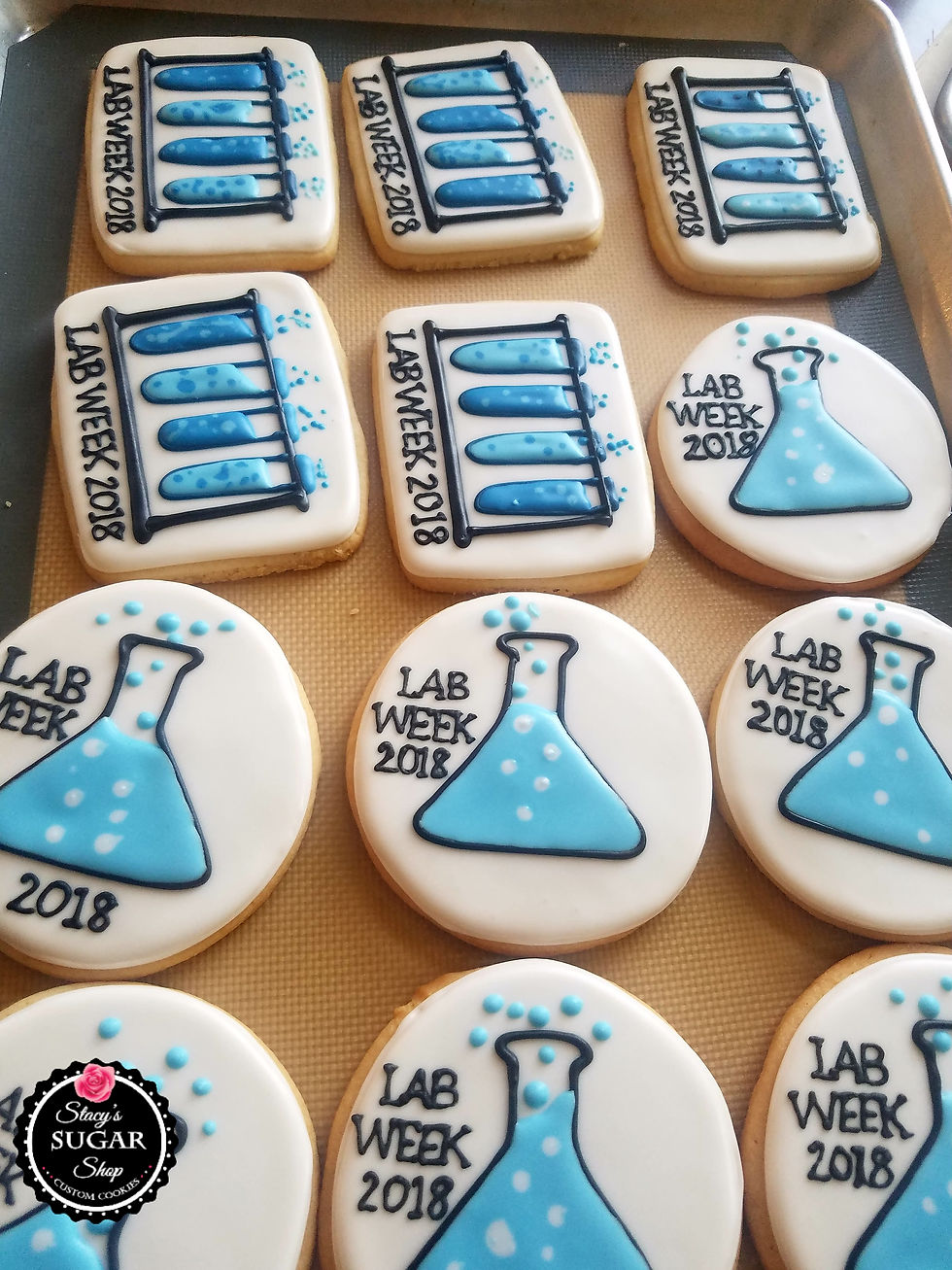 Science Lab Sugar Cookies