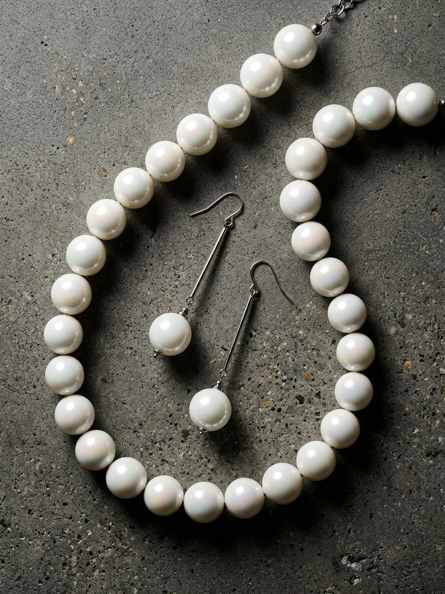 Miniatura: SET COLLAR Y ARETES
