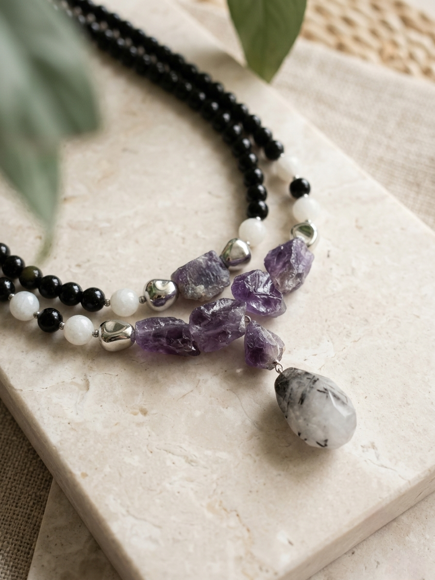 COLLAR AMATISTA