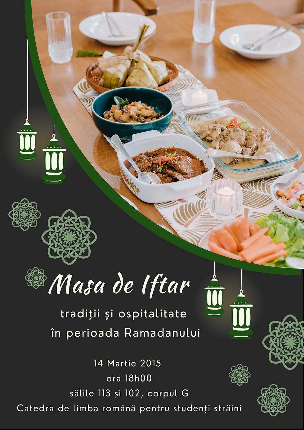 14 martie 2025 - Masa de Iftar - tradiții și ospitalitate în perioada Ramadanului
