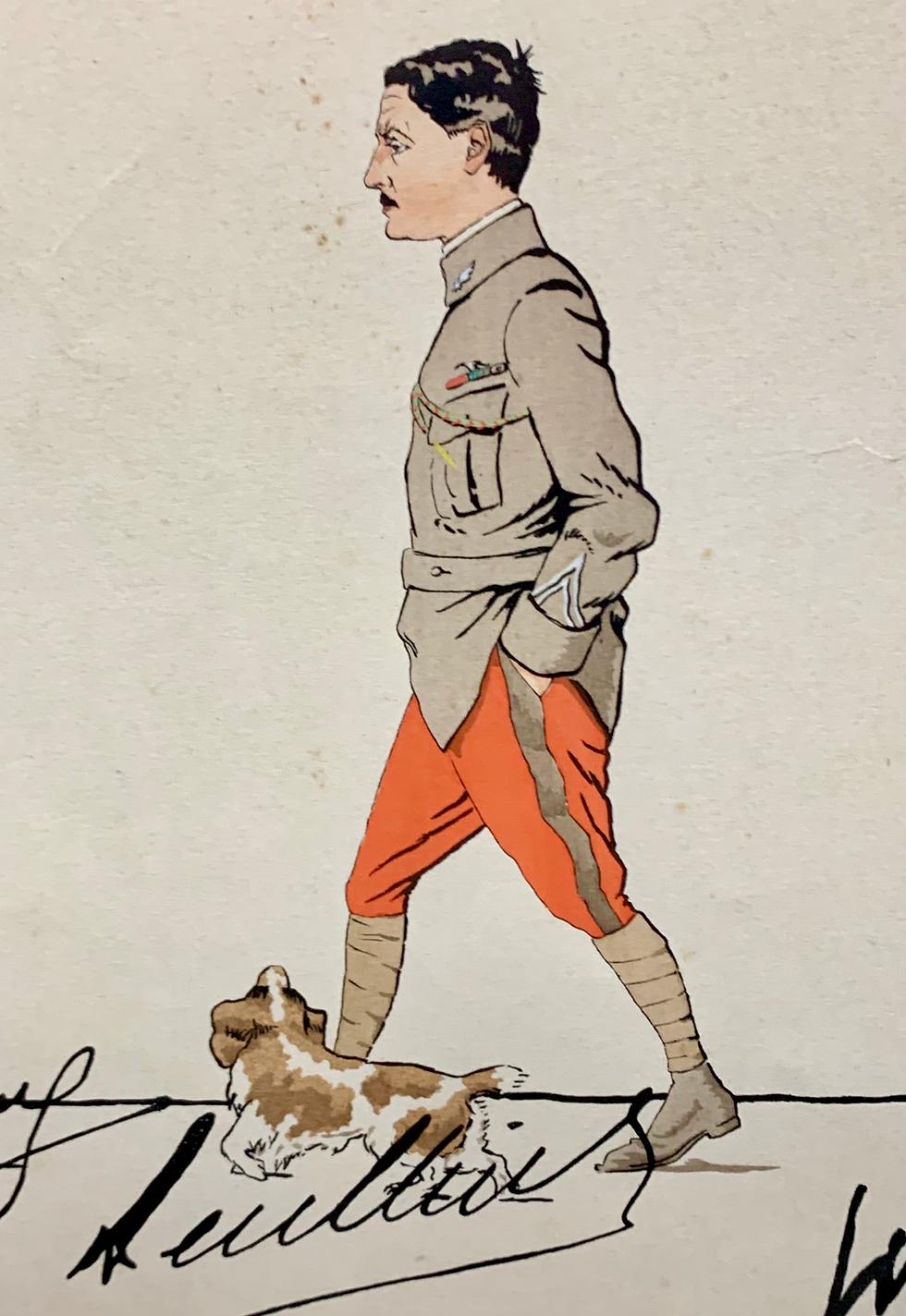 Thumbnail: Escadrille 3 'Les Cigognes' Rare 1/13 French Militaria Print - Now Sold