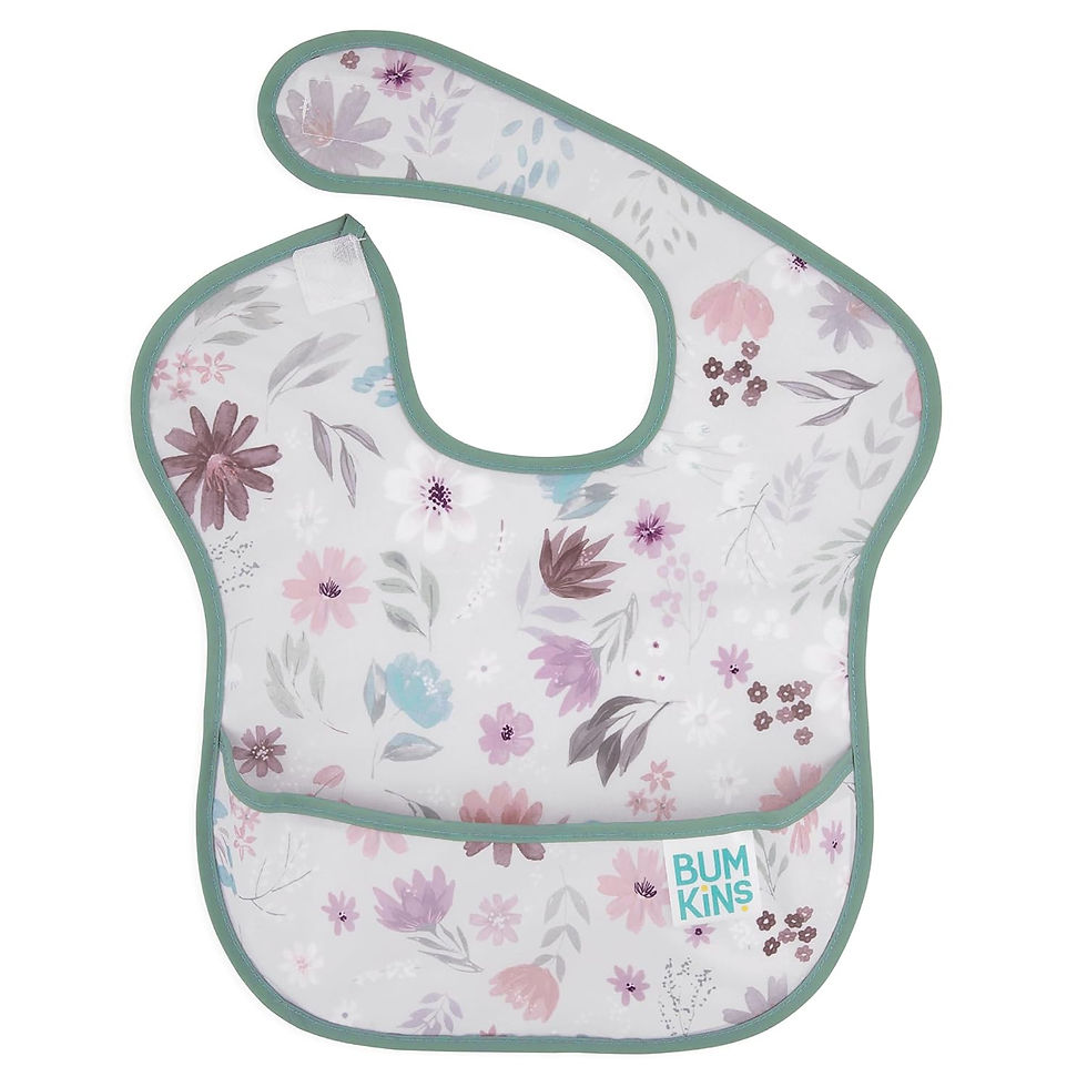 Thumbnail: Bumkins Bibs for Girl or Boy, SuperBib Baby and Toddler for 6-24 Months, Essent
