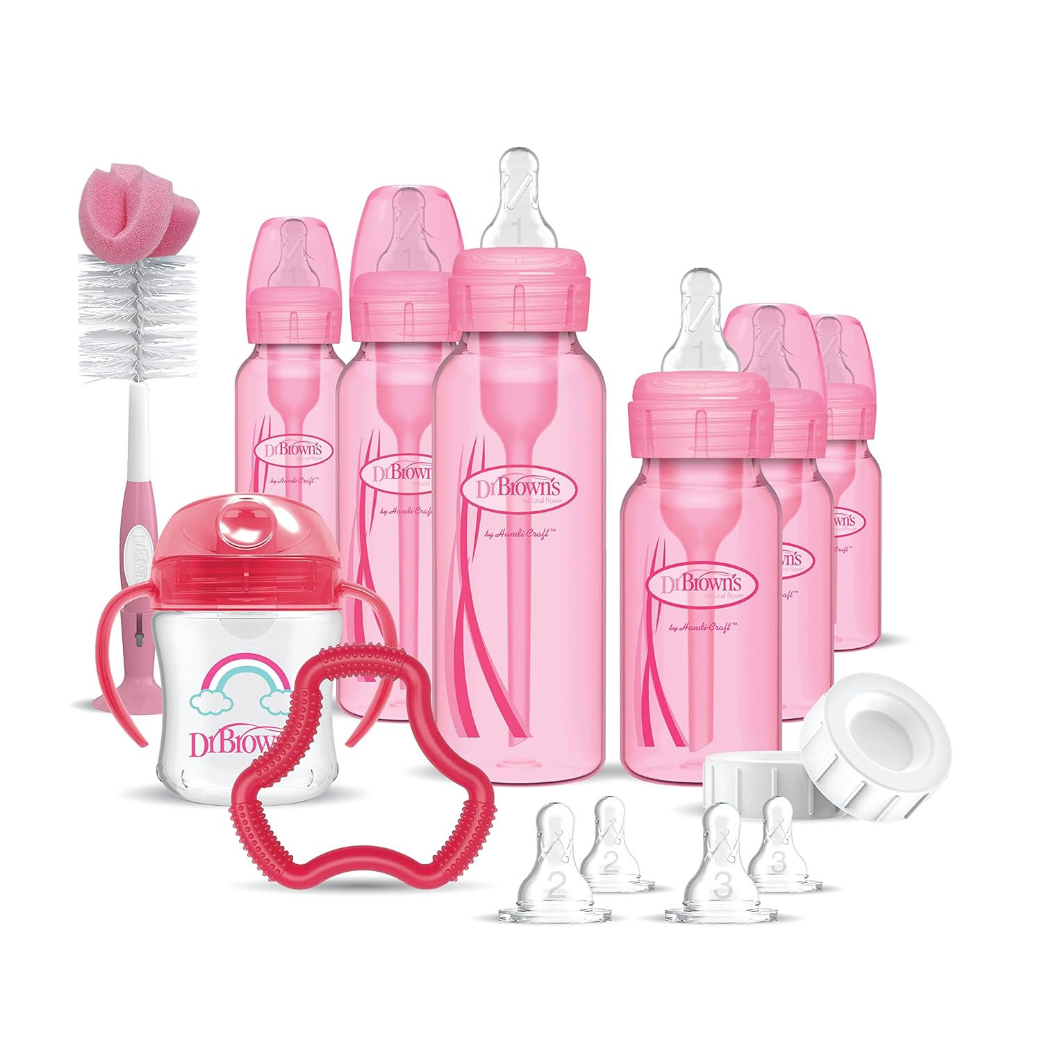 Dr. Brown's Natural Flow® Anti-Colic Options+™ Narrow Bottle to Sippy Gift S