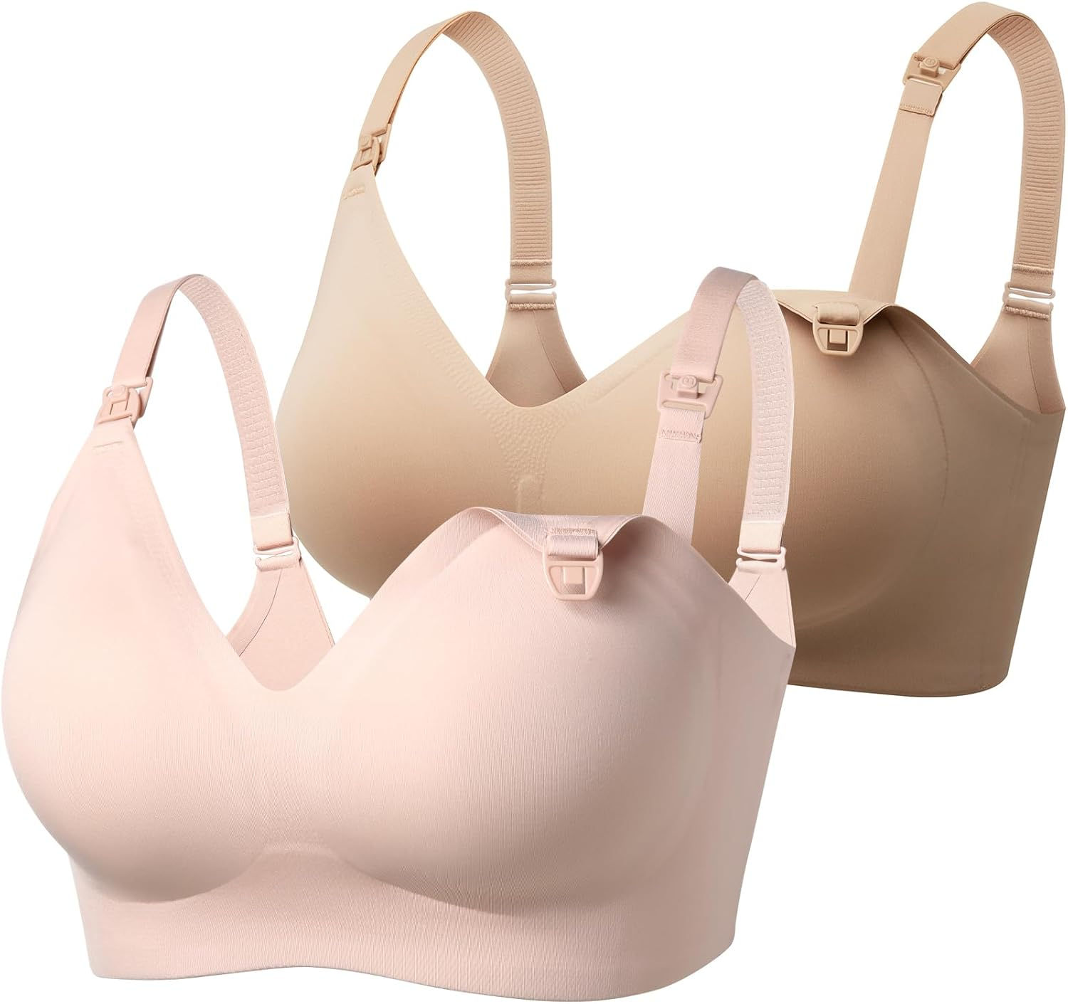 Momcozy Nursing Bras for Breastfeeding, YN21 Seamless Ultra Comfort Maternity B