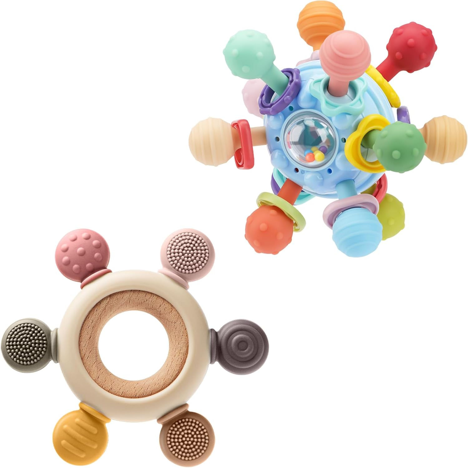 View on Amazon TOHIBEE Baby Montessori Sensory Teething Toy