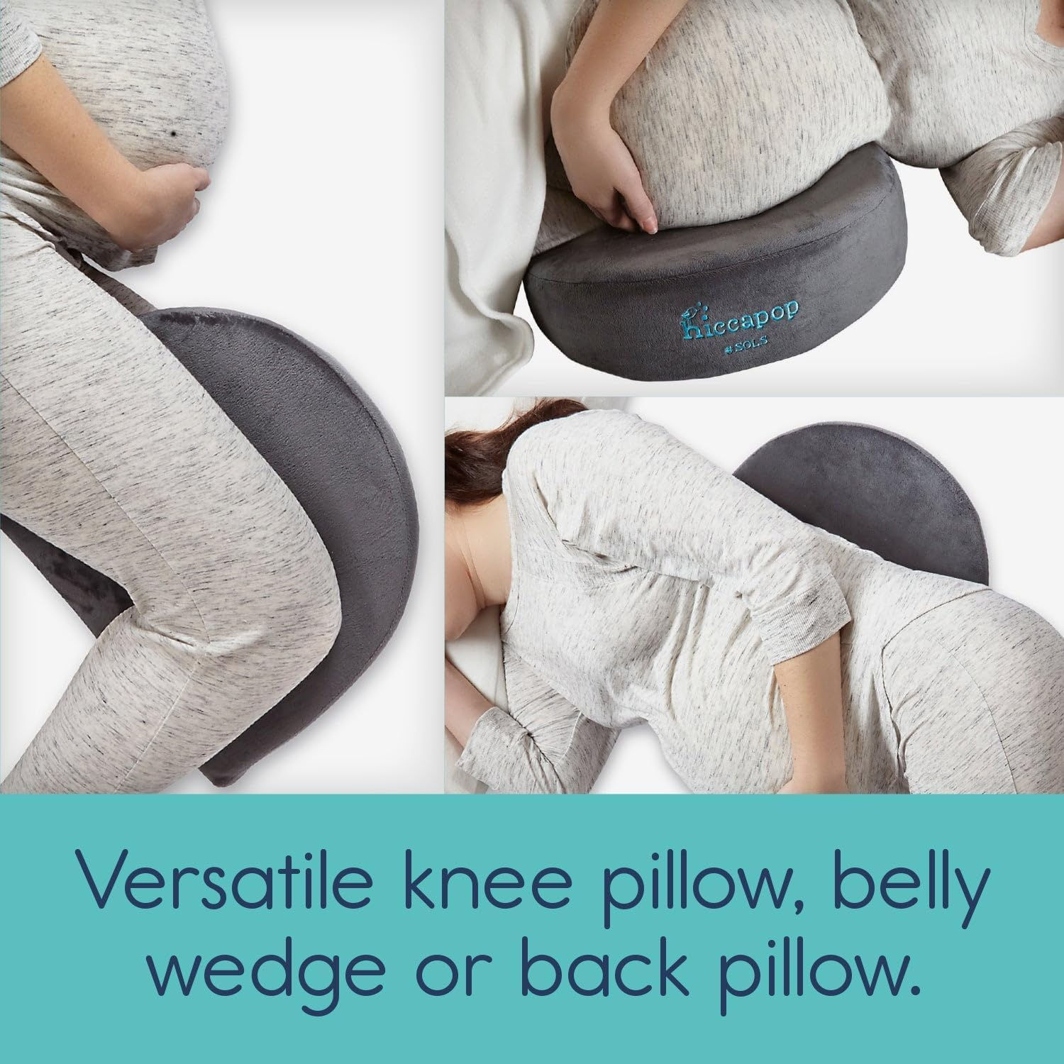 Hiccapop Pregnancy Pillow Wedge for Maternity | Memory Foam Maternity Pillows S