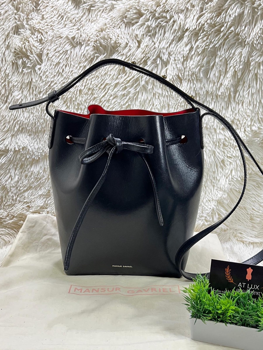 Authentic MANSUR GAVRIEL MINI BUCKET BAG