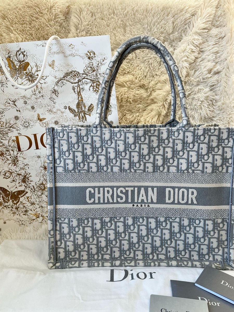 Authentic Christian Dior MEDIUM DIOR BOOK TOTE