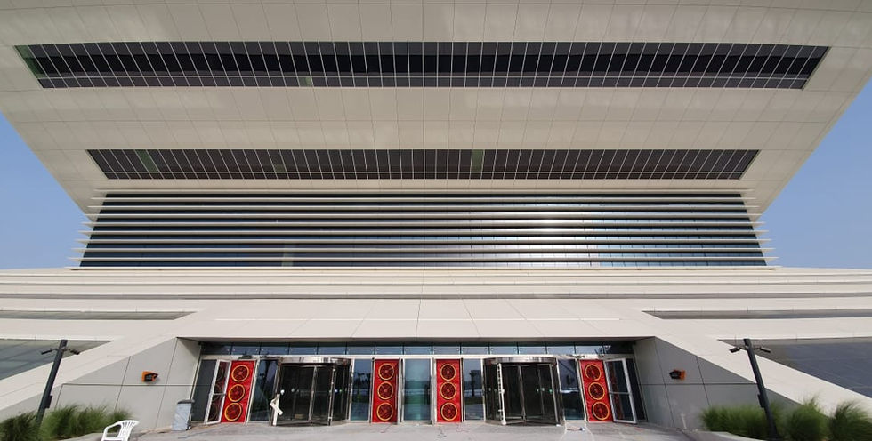 Retrotec airtightness test by buildingdoctor for mohammed bin rashed library dubai
