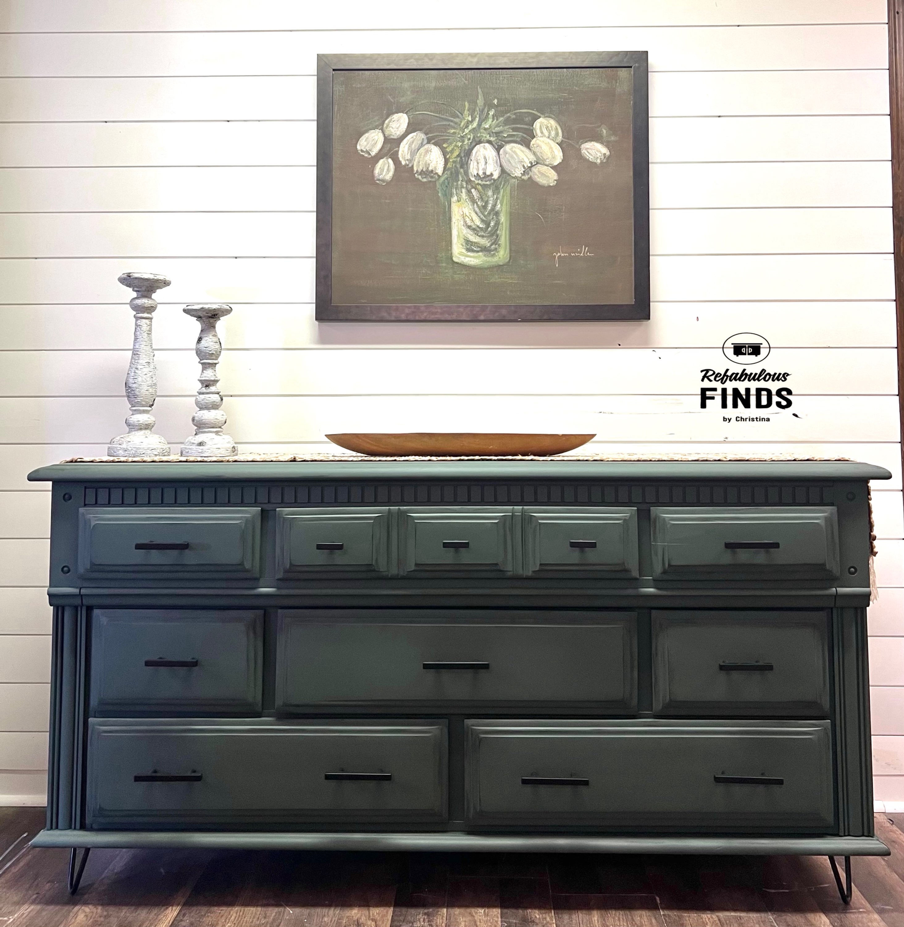 Gorgeous Green Dresser