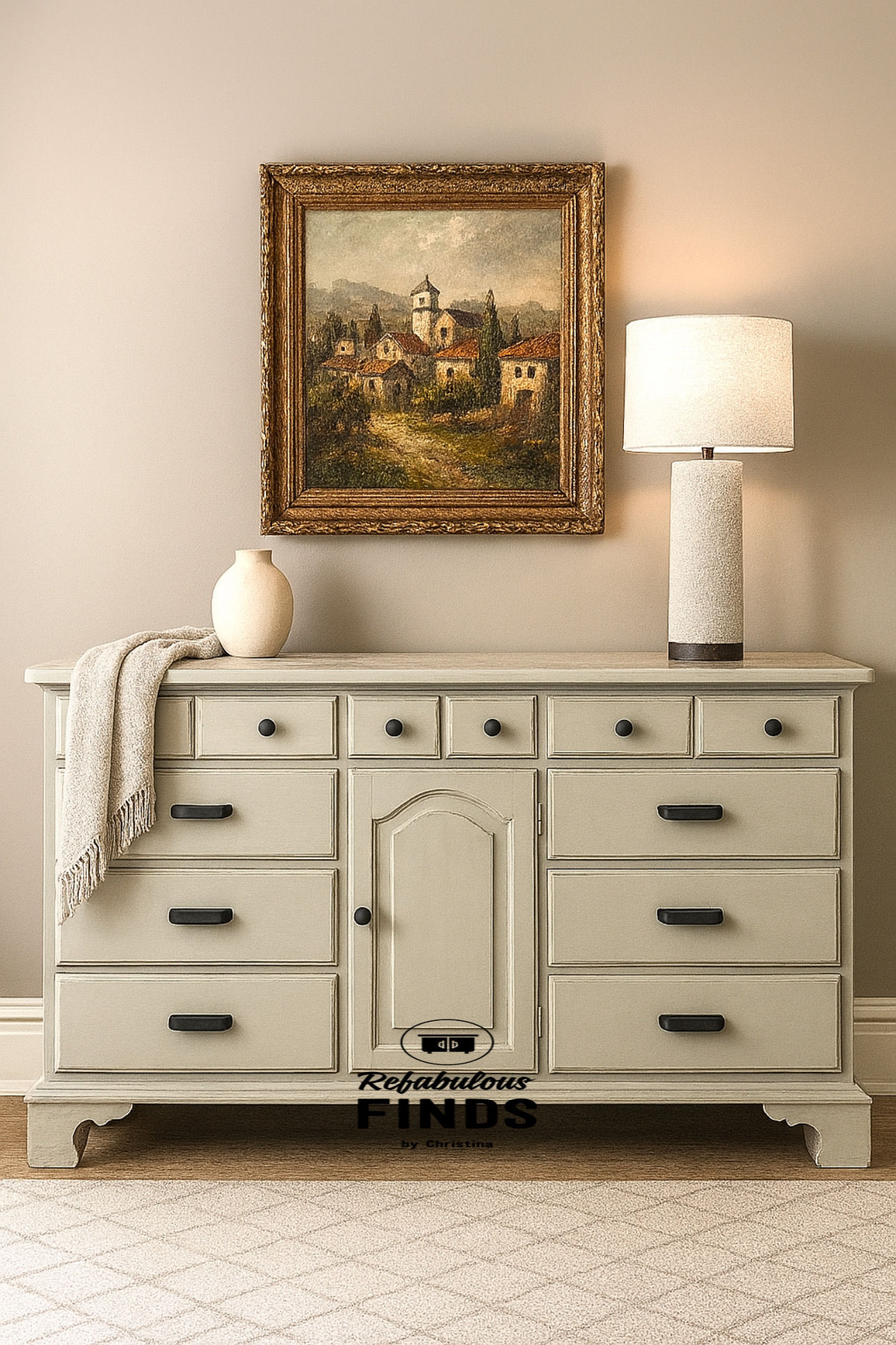 Modern Farmhouse Triple Dresser/Buffet