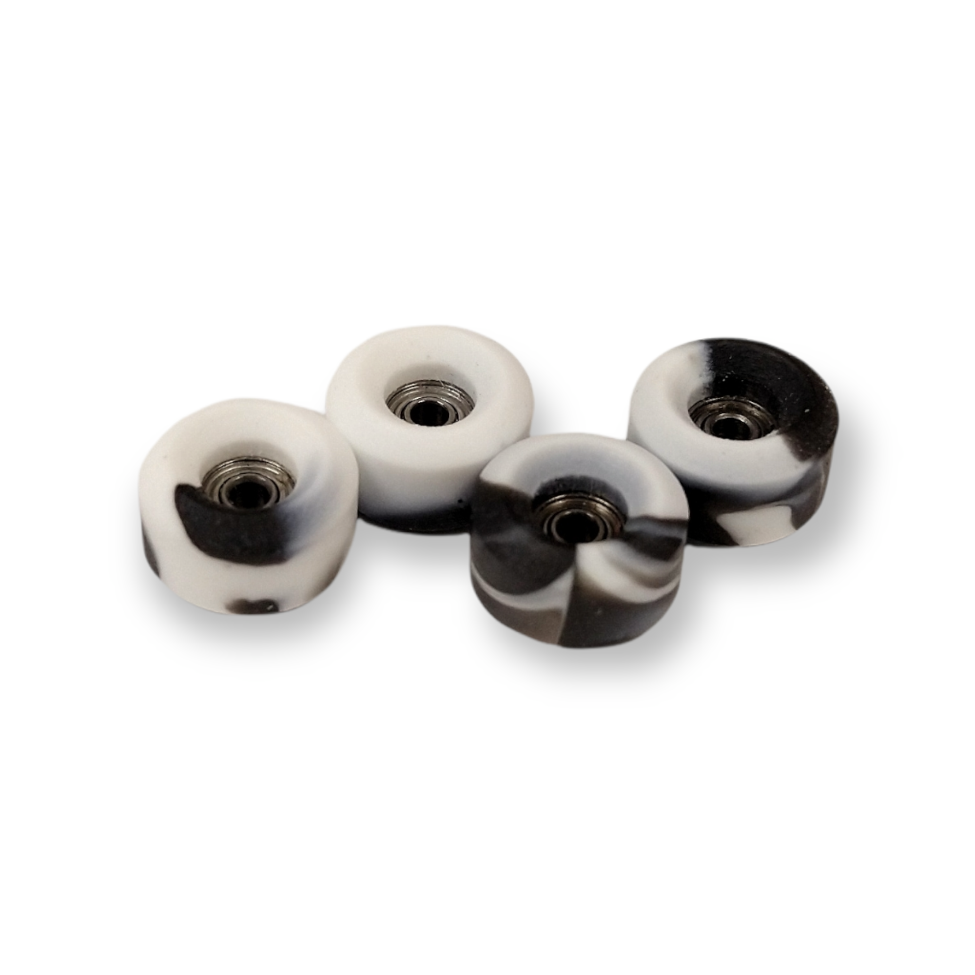 Black White Collision Abstract Wheels (105A)