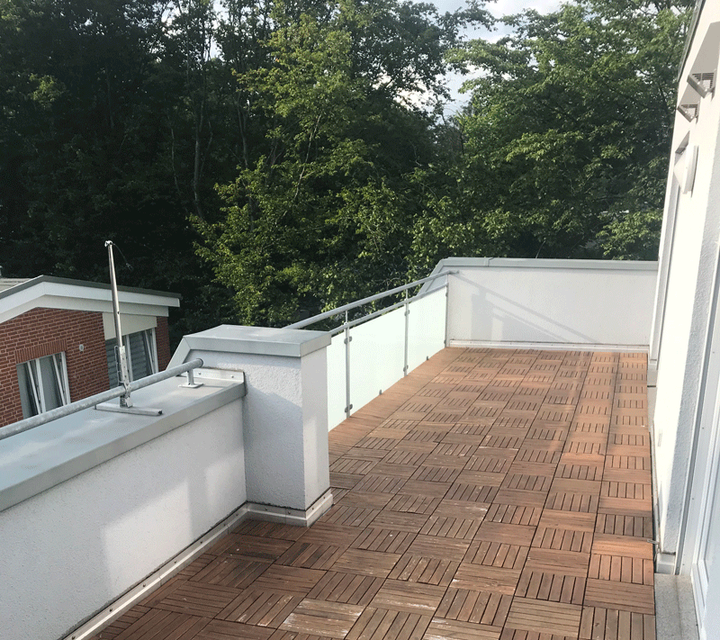 Die Dachterrasse