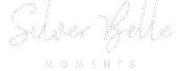 Silver Belle Moments logo in white