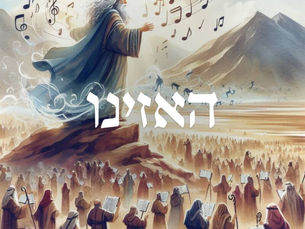 Parashat Ha’Azinu – “Give Ear, O Heavens”