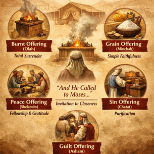 This portion lays out the system of korbanot (offerings)—not just rituals, but relational pathways between humanity and the Divine.
