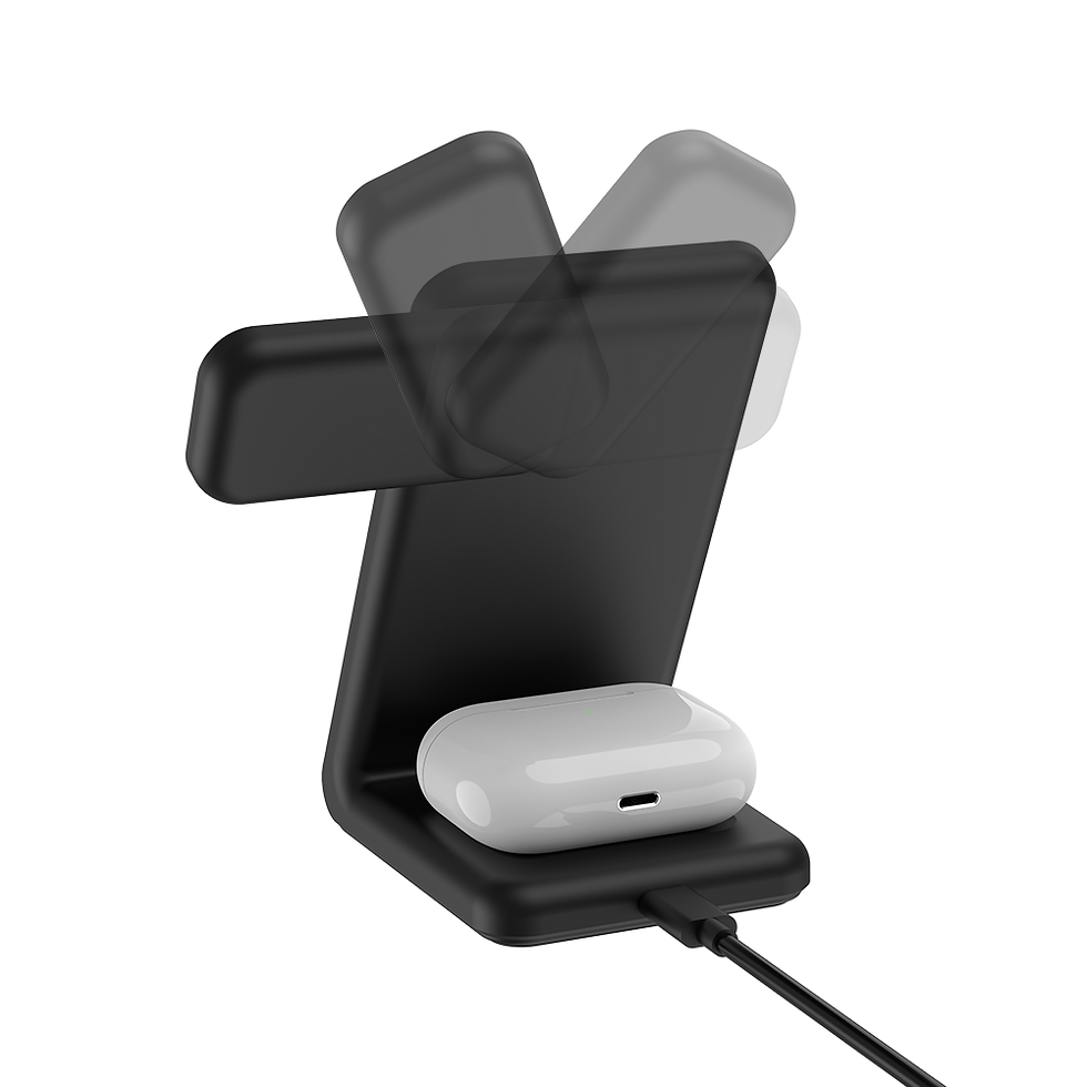 ภาพขนาดย่อ: mazer แท่นชาร์จ iphone 15 pro max พร้อม apple watch และ airpods pro