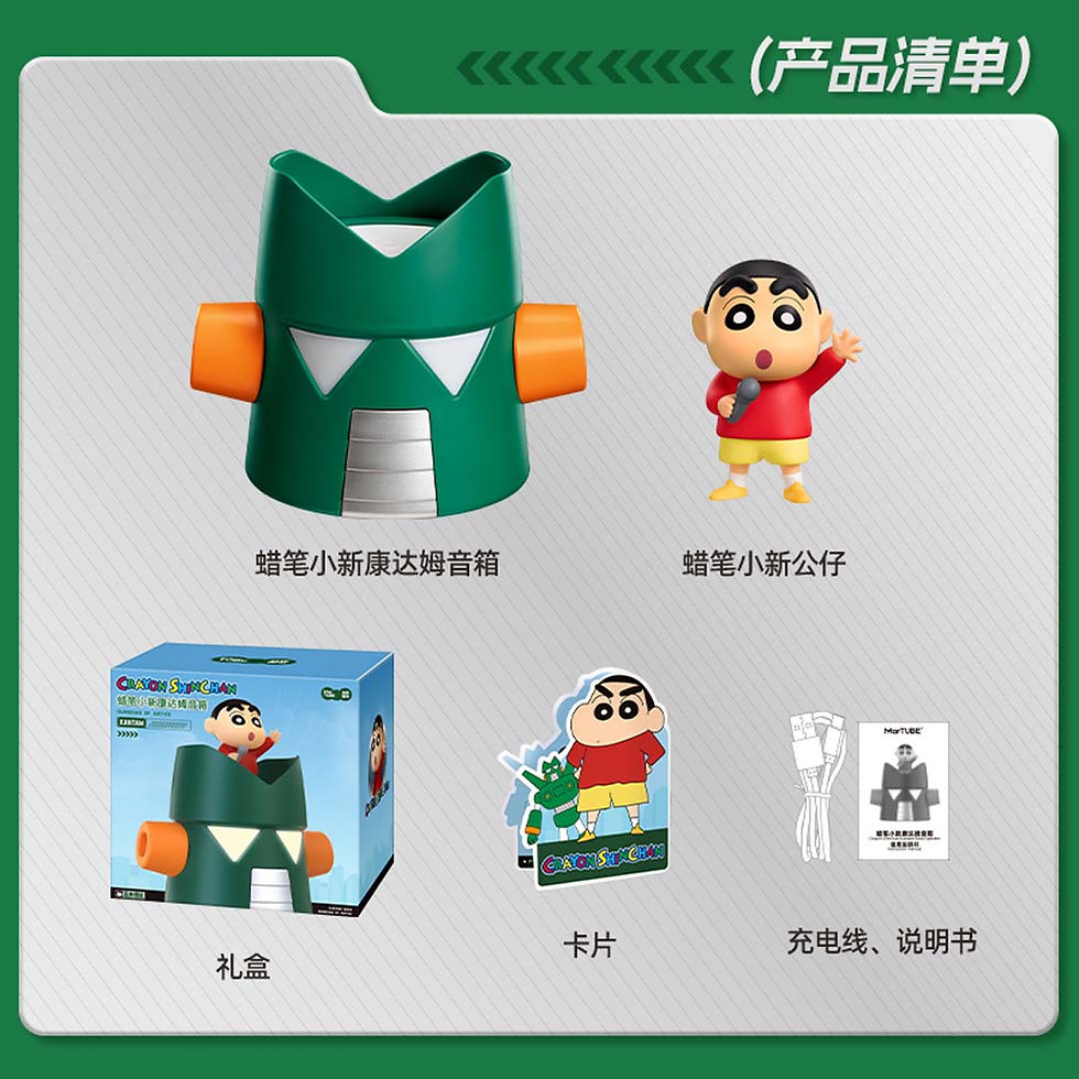 ภาพขนาดย่อ: ลำโพง ตั้งมือถือ ชินจัง crayon shinchan martube bluetooth speaker กันดั้ม kantam robo ไร้สาย บลูทูธ
