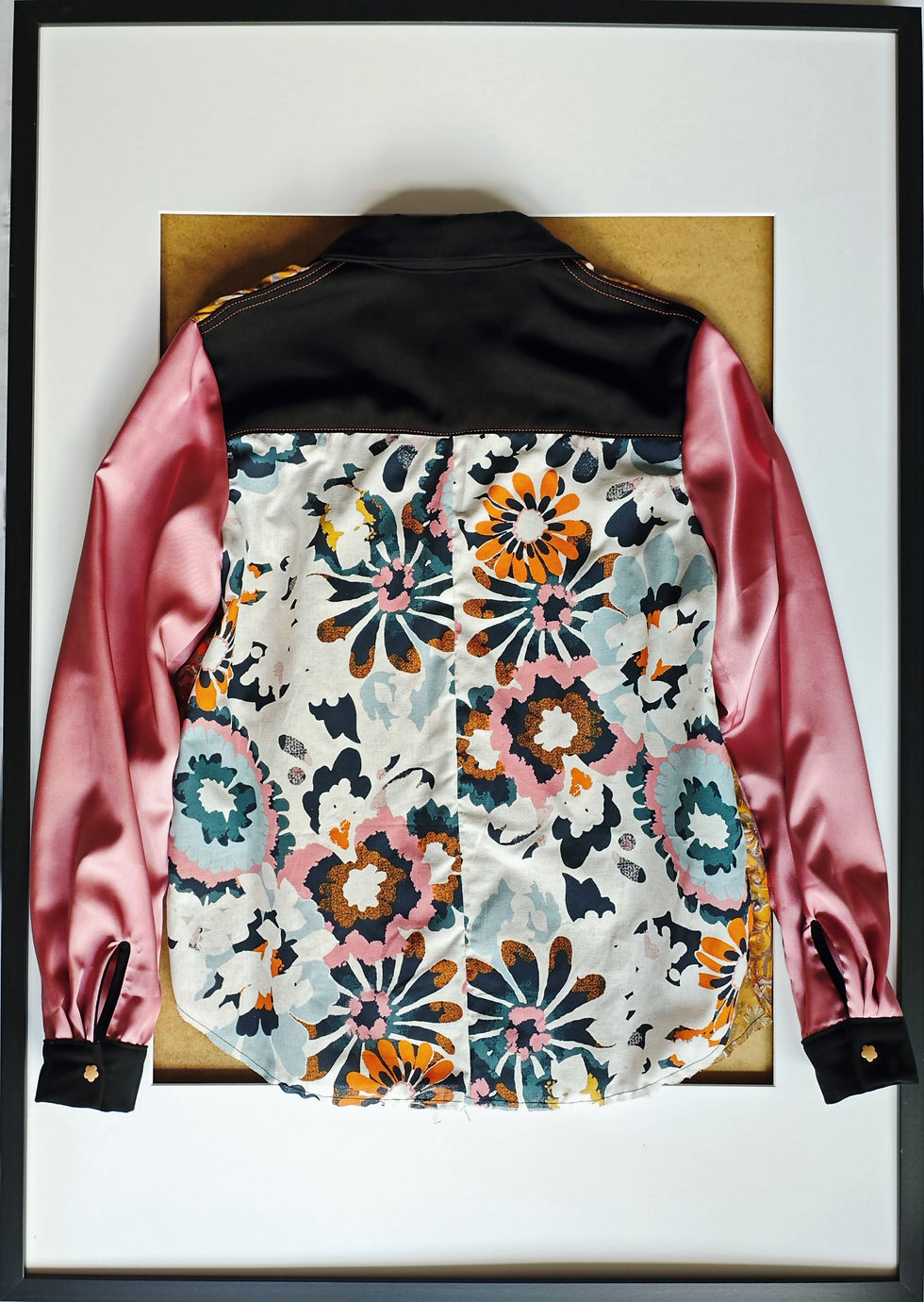 Breakthrough blouse combines vibrant deadstock textiles