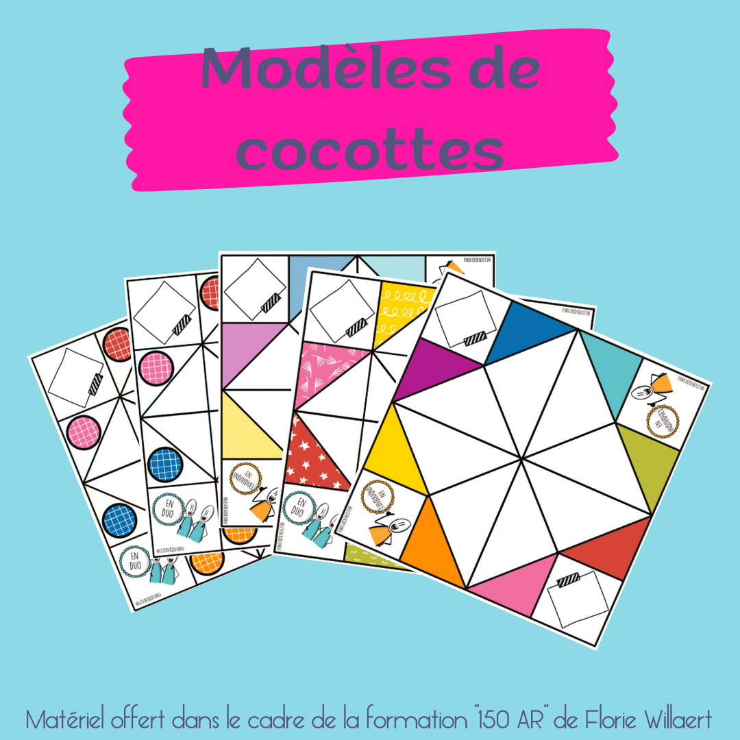 Modèles vierges de cocottes (en duo ou individuel)