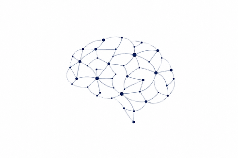 Réseau de connexions symbolisant le partage des connaissances et la circulation des savoirs dans l'économie bleue.