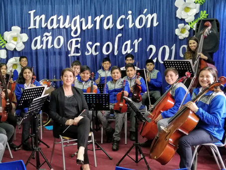 Orquesta Sinfónica Escolar de Traiguen Inaugura año Escolar 2019